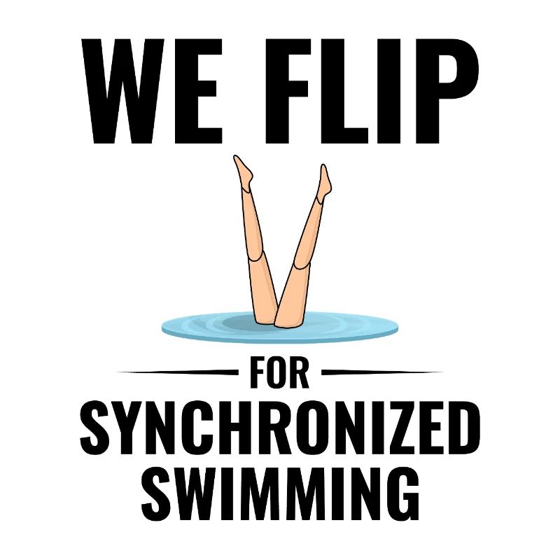 Humorous Legs Drowning Synchronized Swim