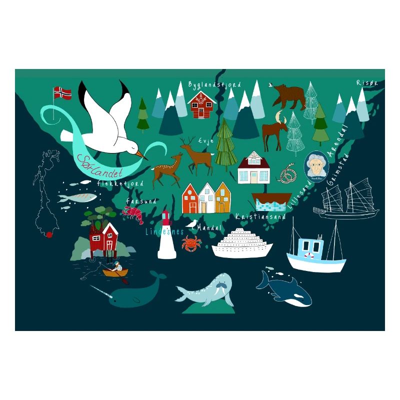 Südnorwegen Souvenir 
