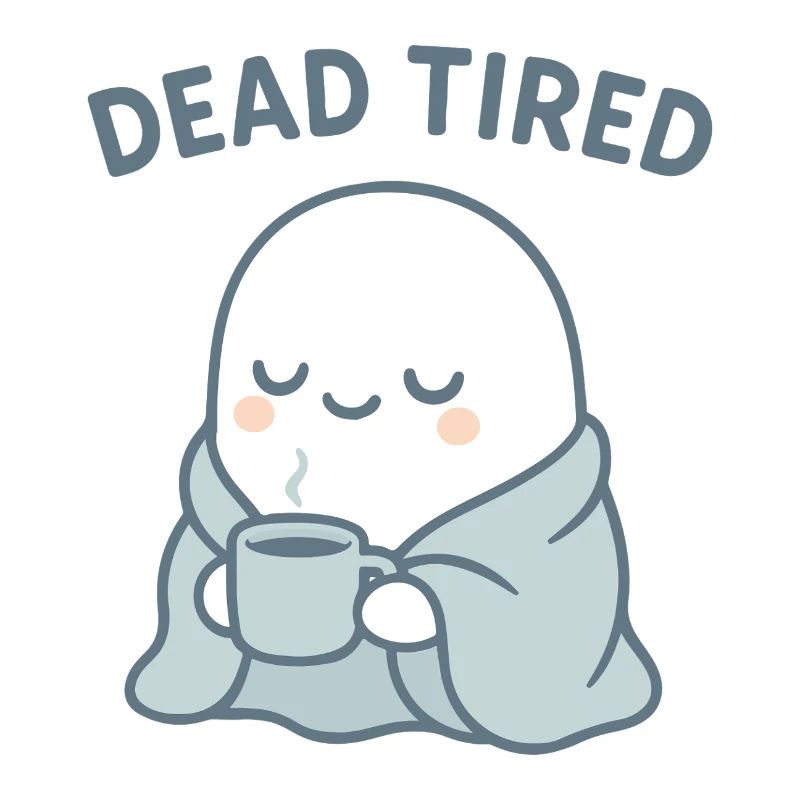 Dead Tired Ghost Kuschelbecher