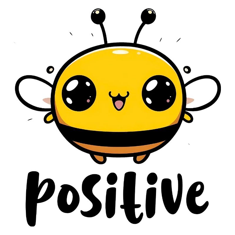 Kawaii Bee Positiv
