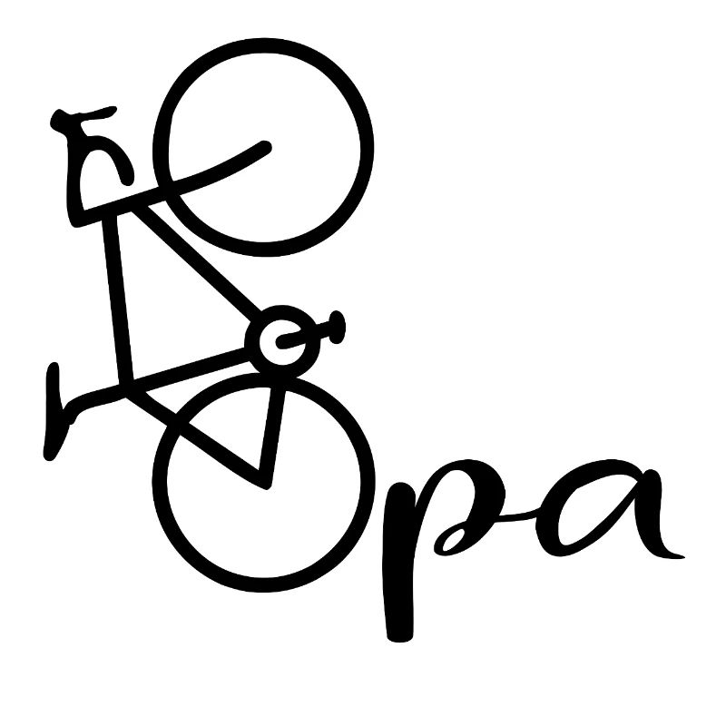 Opa Radfahrer Fahrrad