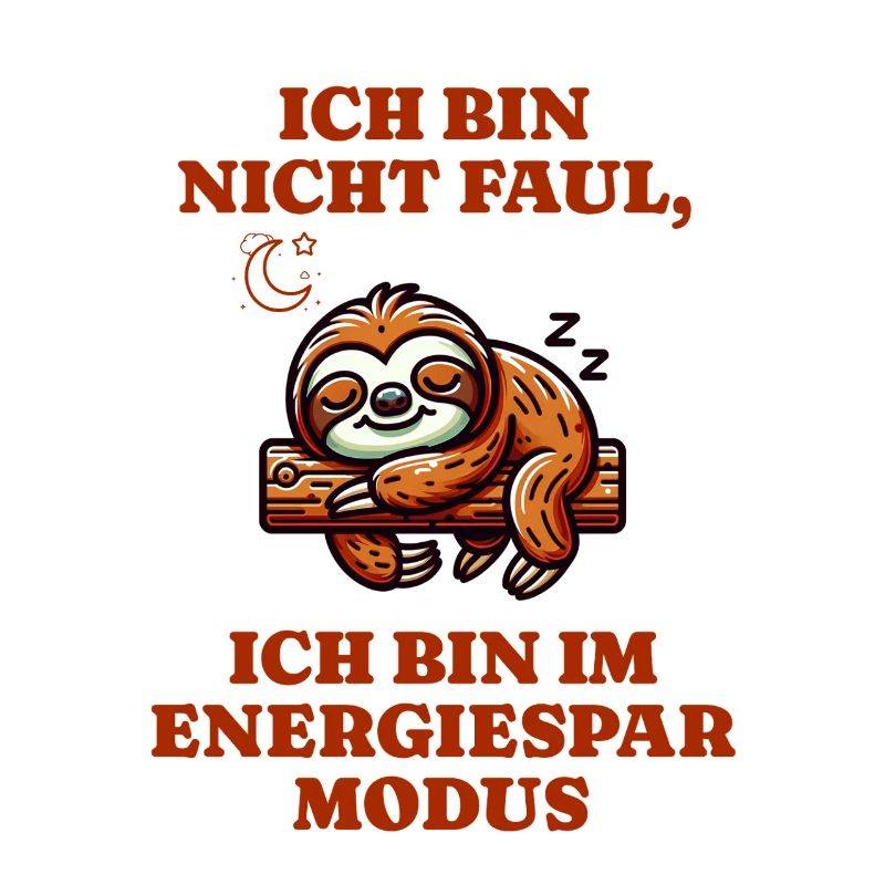 Sloth in power saving mode I'm not lazy