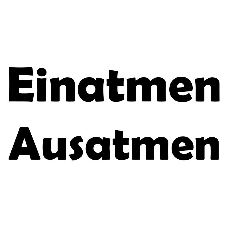 Einatmen Ausatmen
