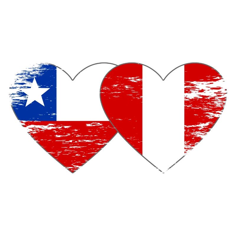 Chile_Peru_Flagge_Herz_used