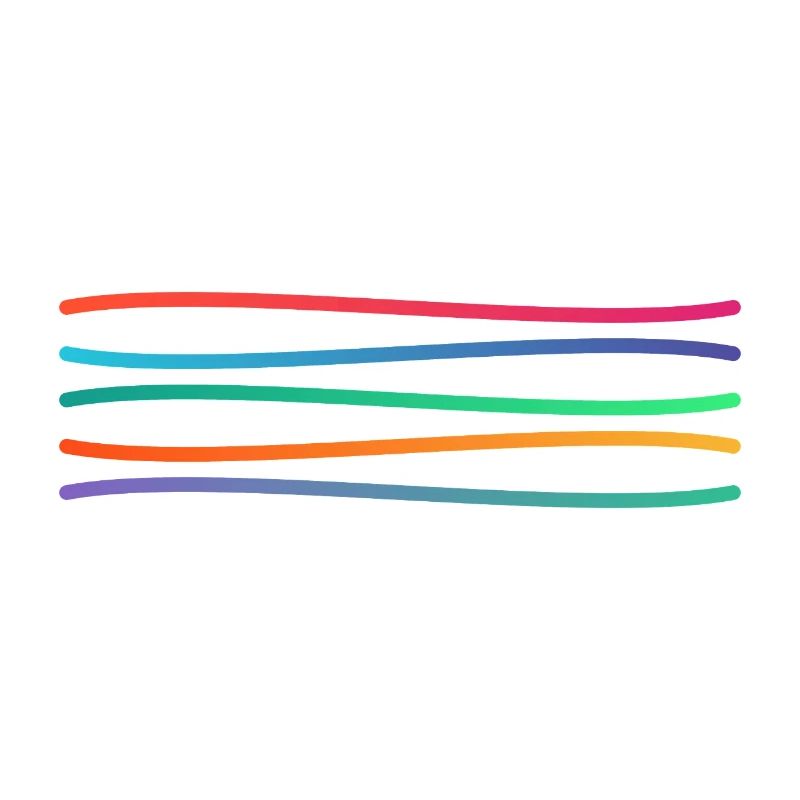 Regenbogen Linienkunst