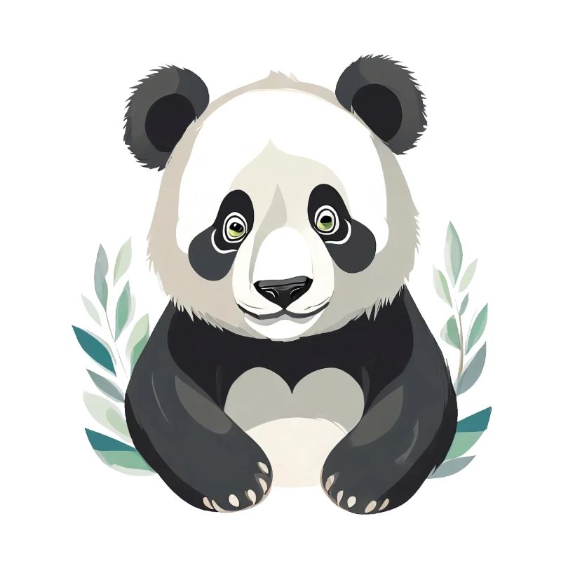 Trauriger Panda