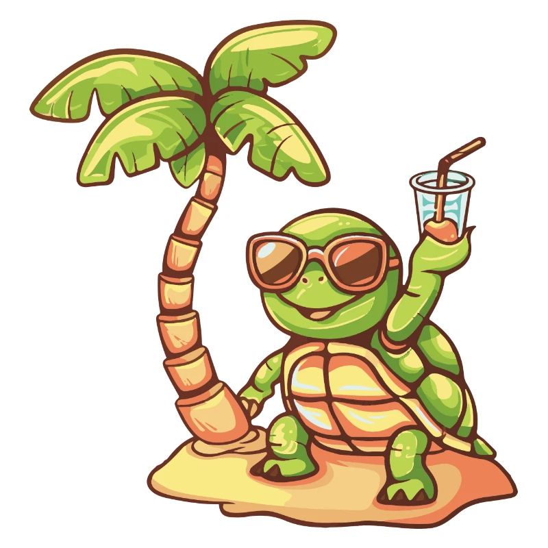 Turtle Summer Beach Vacation