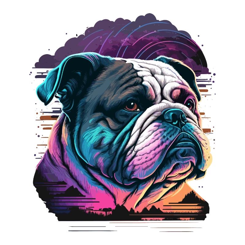 Denkende Bulldogge