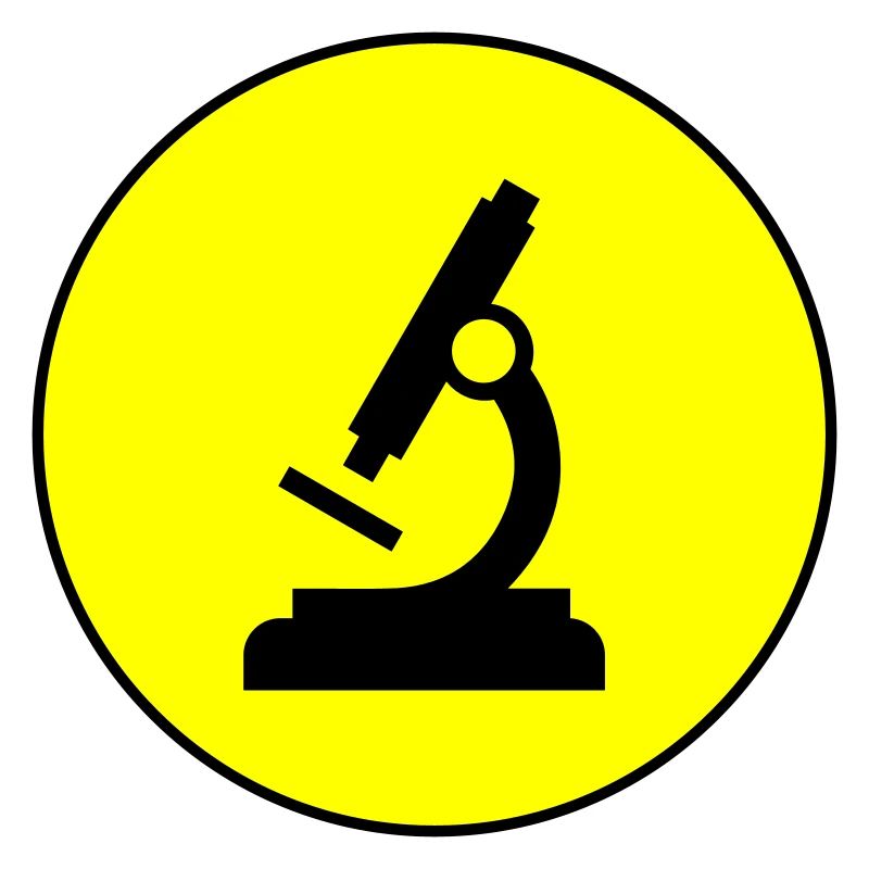 Icône d’icône de microscope