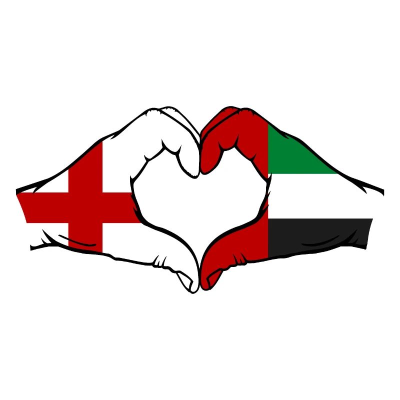 Angleterre, Émirats arabes unis, Cœur