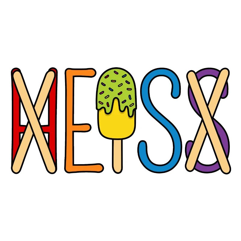 H EIS S - Eis essen - heiß - Sommer - Hitze - Eis