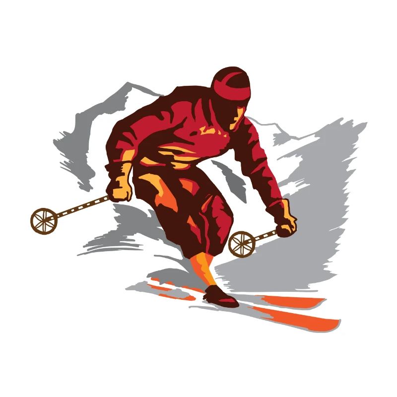 Skifahrer