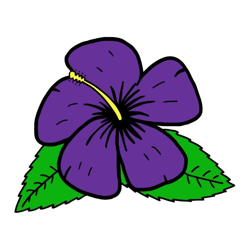 Blüte lila