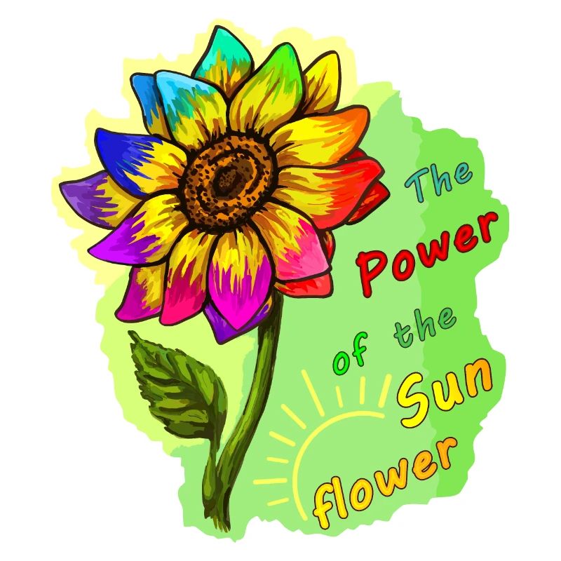 bunte Sonnenblume