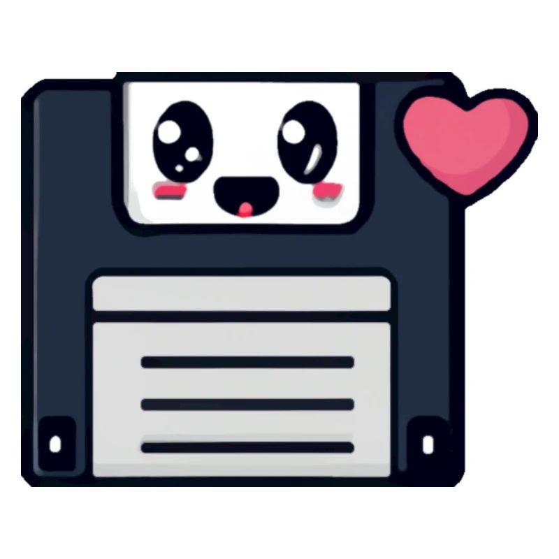 Cute Floppy Disk, kawaii!
