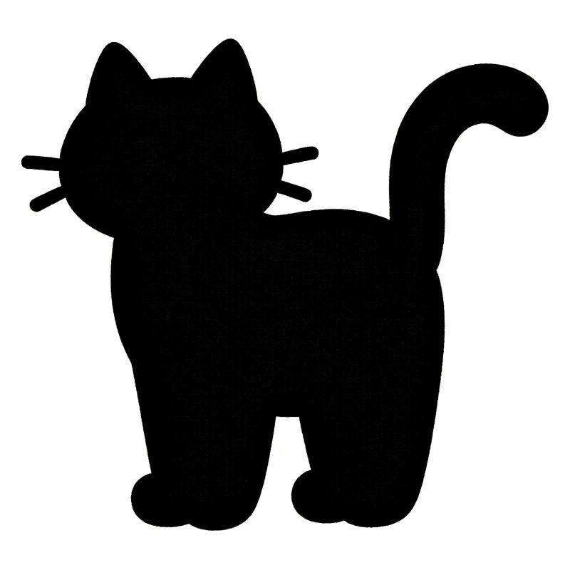 Schattenkater Silhouette