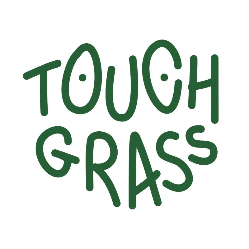 Gras berühren