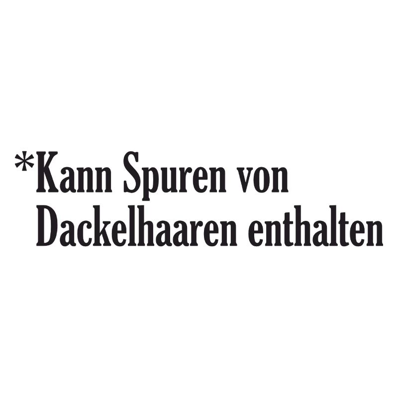 Dackelhaare? das ist Mode!