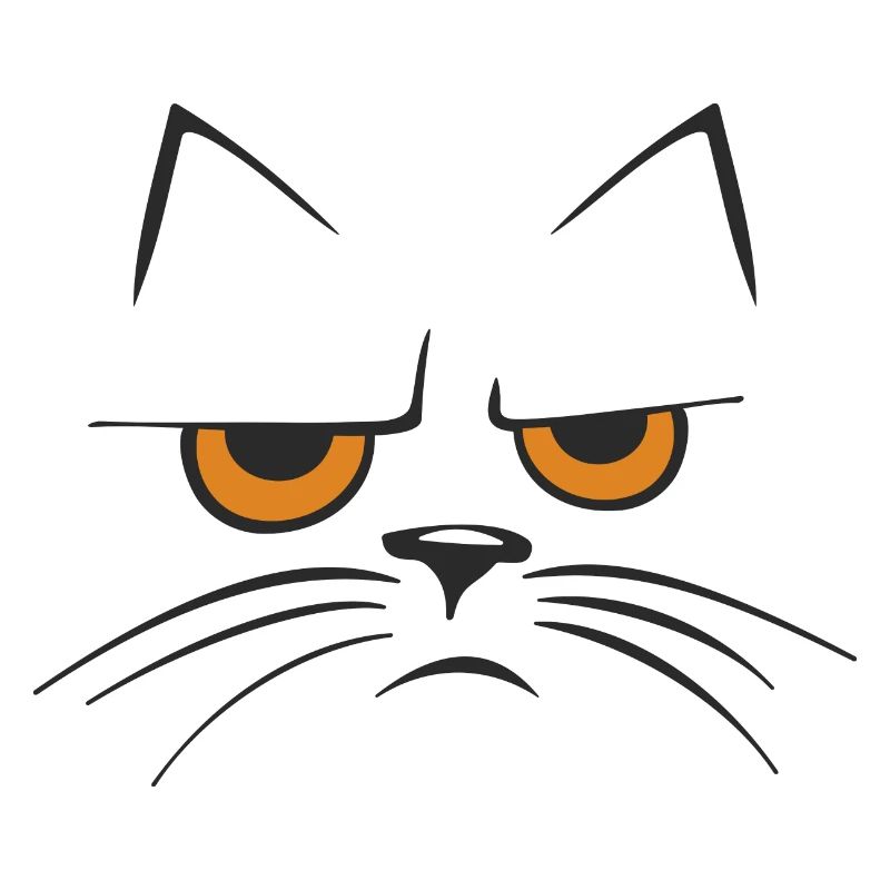 Mignon mignon visage de chat mignon pour la mère de chat