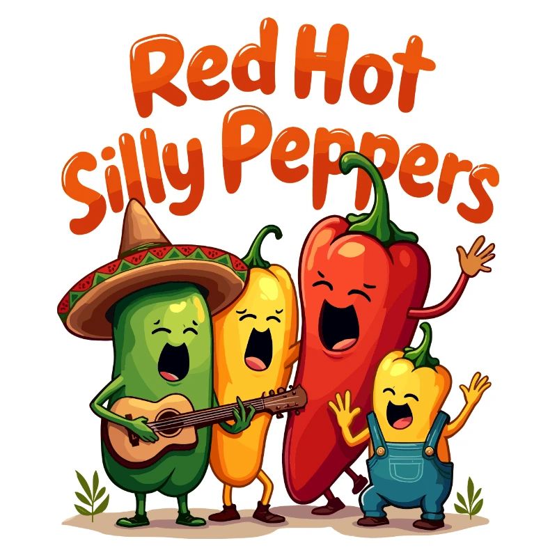 Piments ridicules rouges