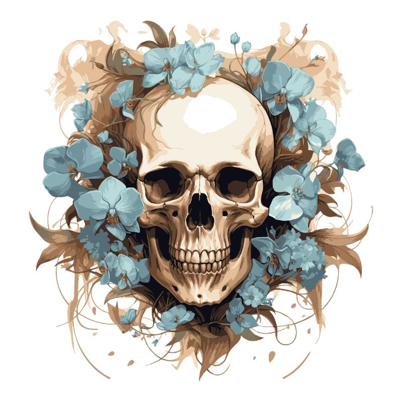 Crâne de fleur