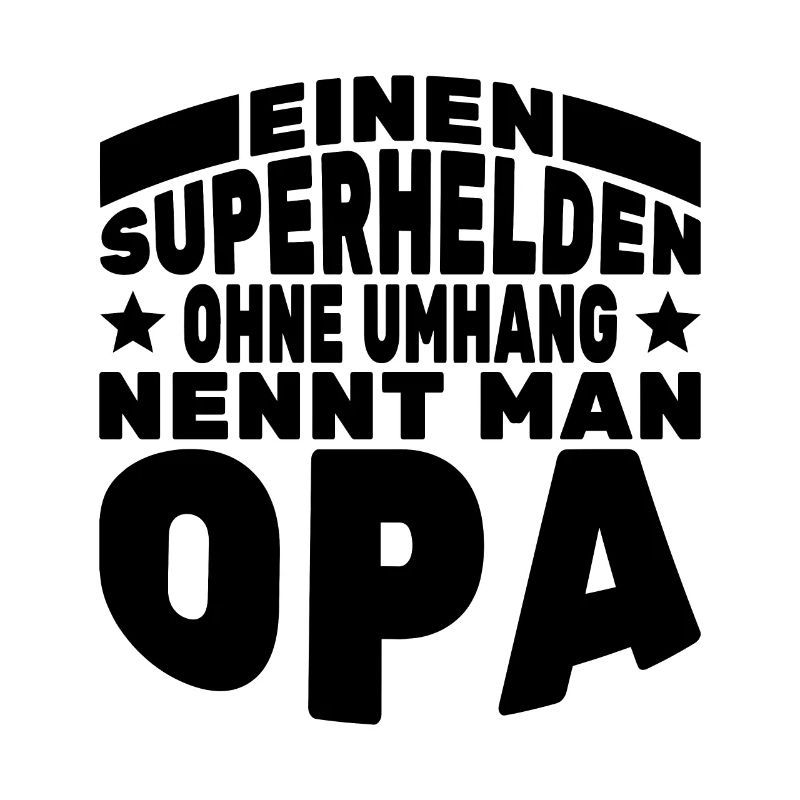 Opa Superheld Großvater Superhelden