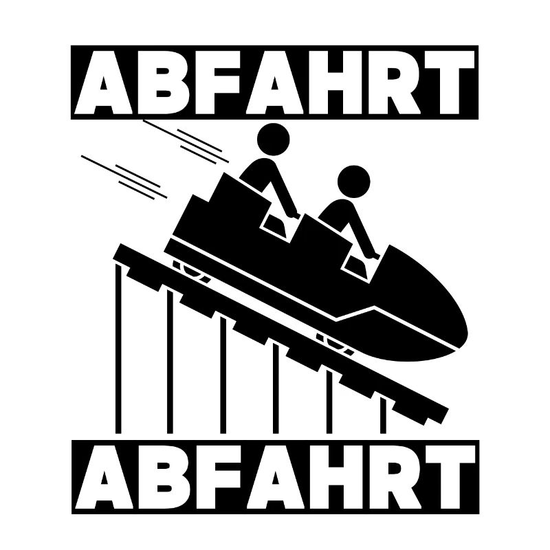 Abfahrt Abfahrt Achterbahn Freizeitpark Adrenalin