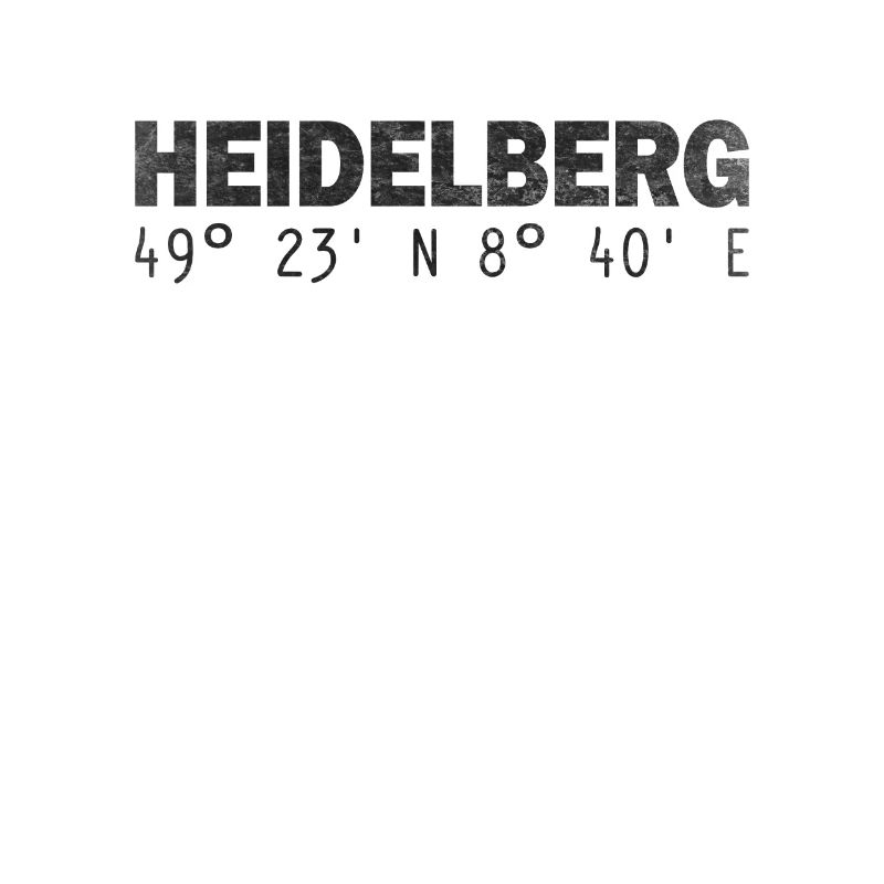 Heidelberg coordinates GPS