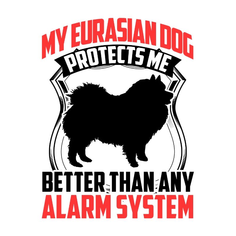 Eurasier protects me better Eurasian Spitz