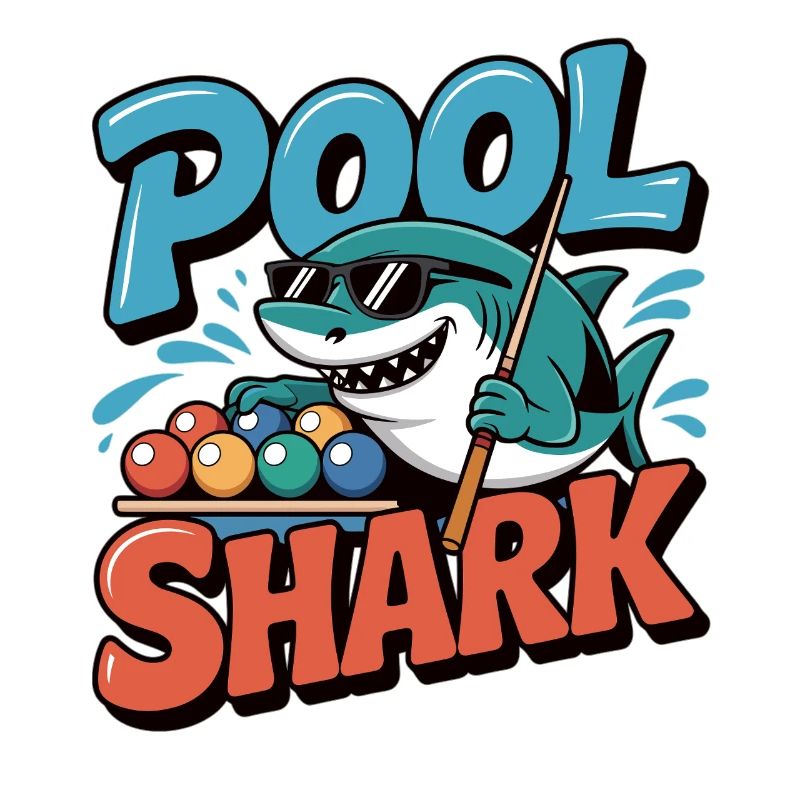 Billiards - Pool shark at the pool table