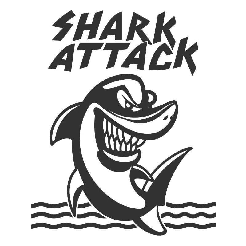 Shark Attack Oceanographer Diver Gift