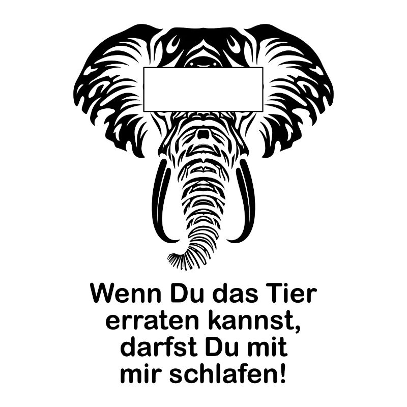 Elefant Lustiger Spruch Witzige Geschenkidee