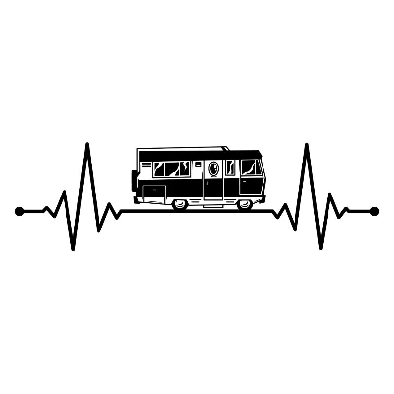 Camper Wohnmobil Trekking Frequenz Puls Geschenk