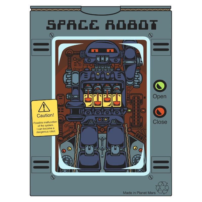 Spielzeug-Weltraumroboter.