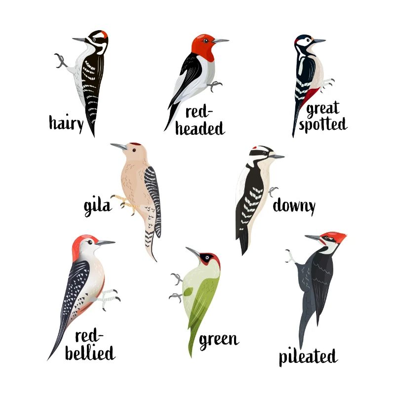 Types de cadeau d’observation des oiseaux pics