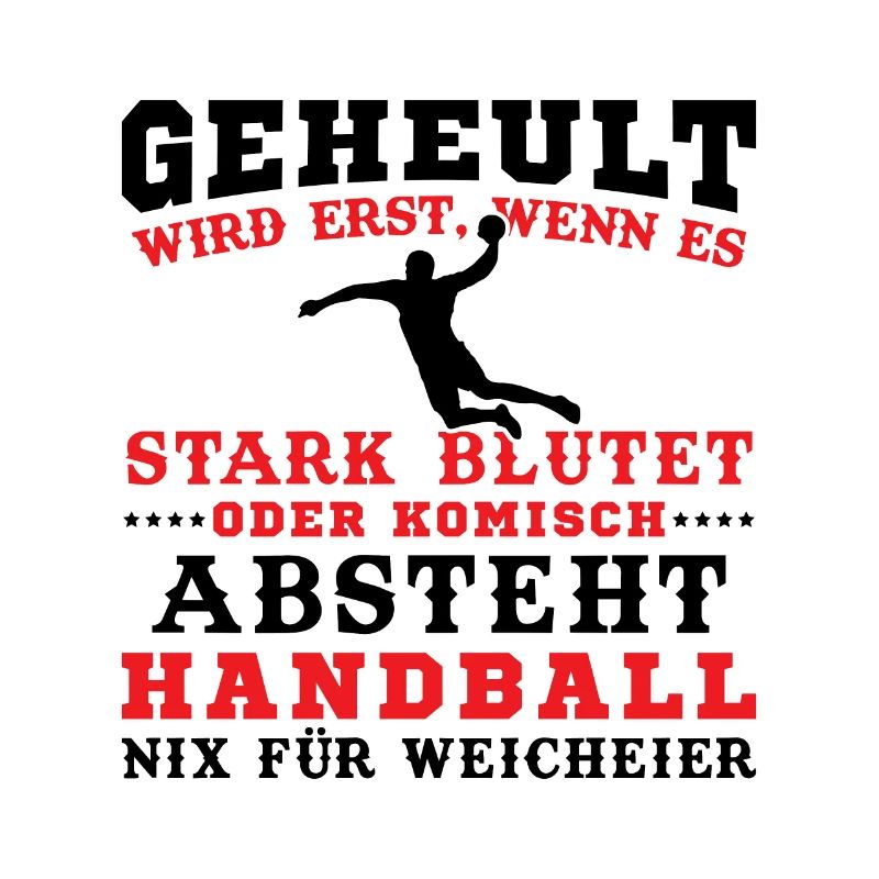 Handball Geheult wird Erst Wenn Es Stark Blutet