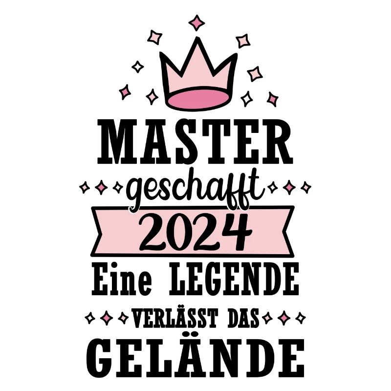 Master Masterabsolvent Masterabschluss Geschenk