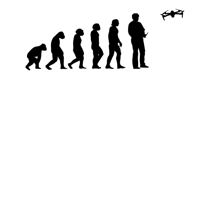 Drone Pilot Evolution Funny Drone Evolution