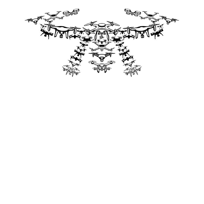 Drone Lover Quadcopter Drone Pilot Drone Silhouett