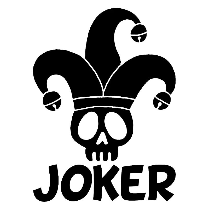 Schwarzer Joker Totenschädel