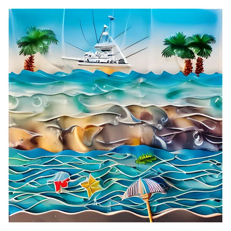 Sonniger Tag am Meer