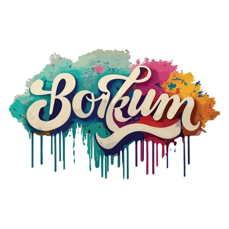 Borkum Graffiti lettrage