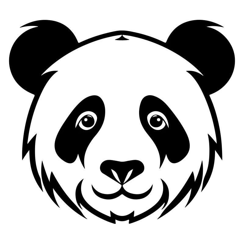 Panda Kopf