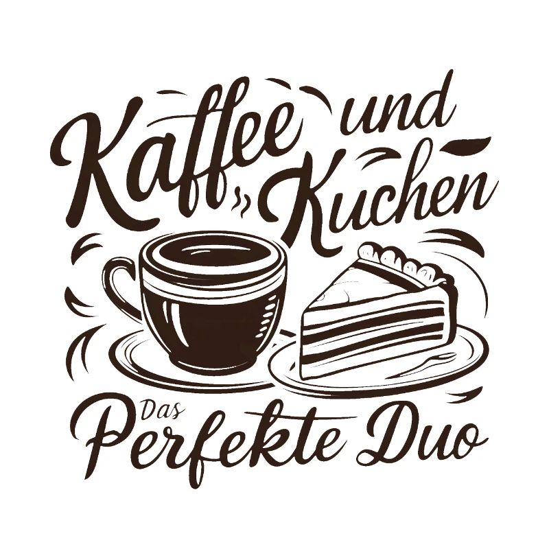 Kaffee und Kuchen – das perfekte Duo.
