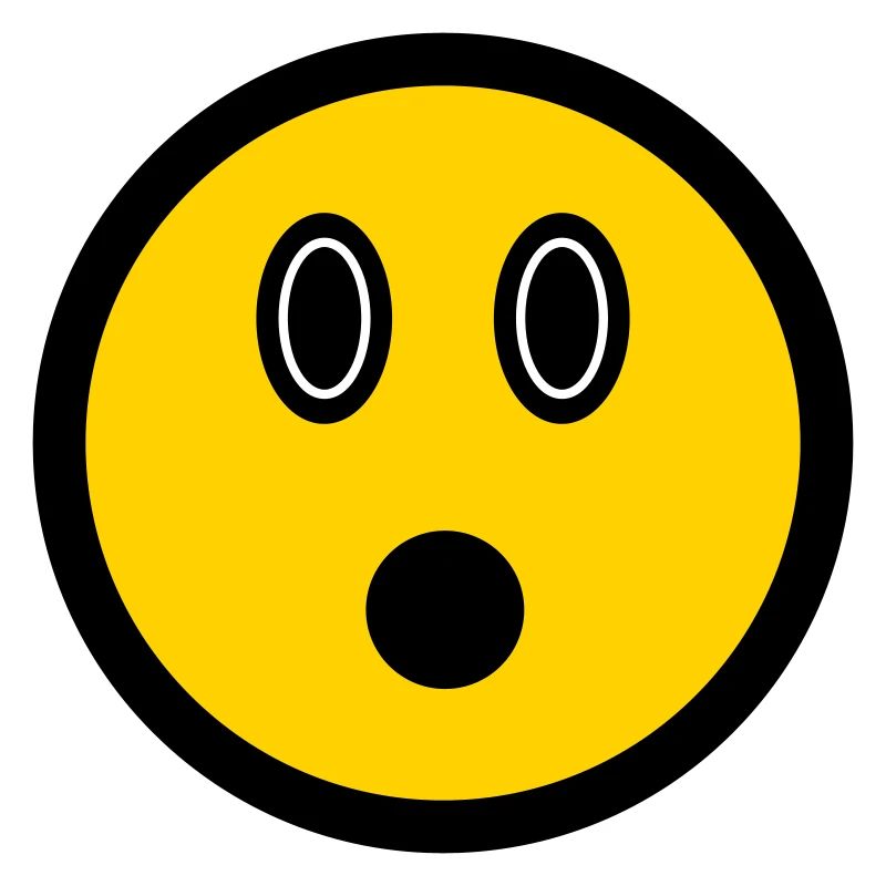 Émoticône perplexe - Symbole d’image - Stroke Face