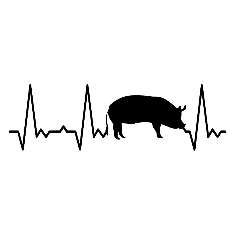 Herzschlag Schwein