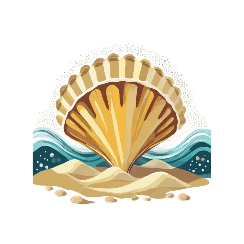 A shell by the sea