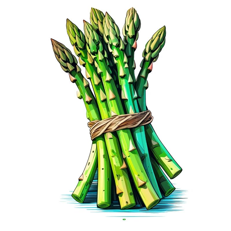 grüner Spargel