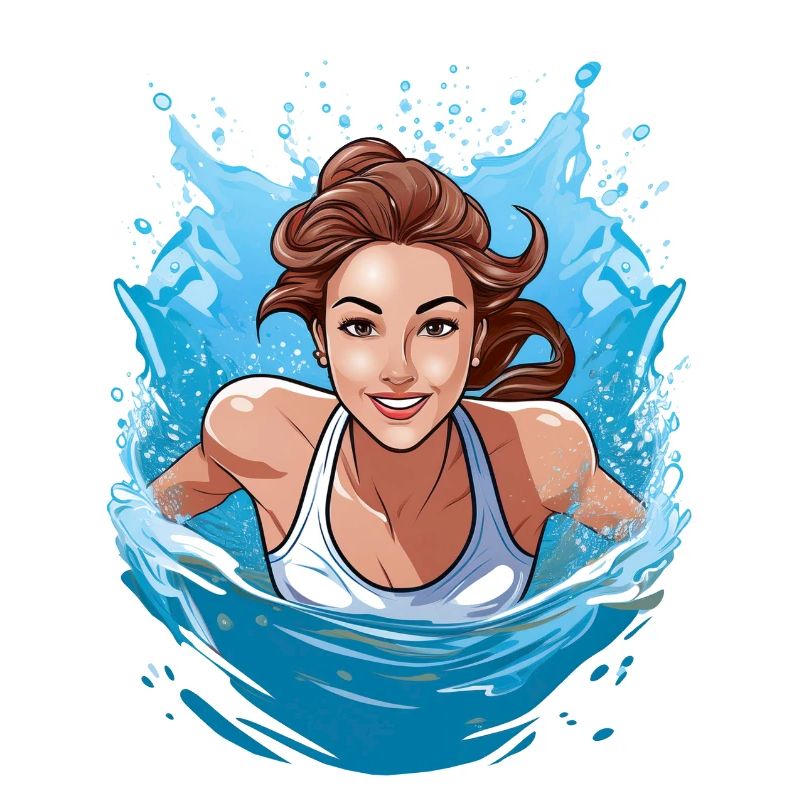 Schwimmerin