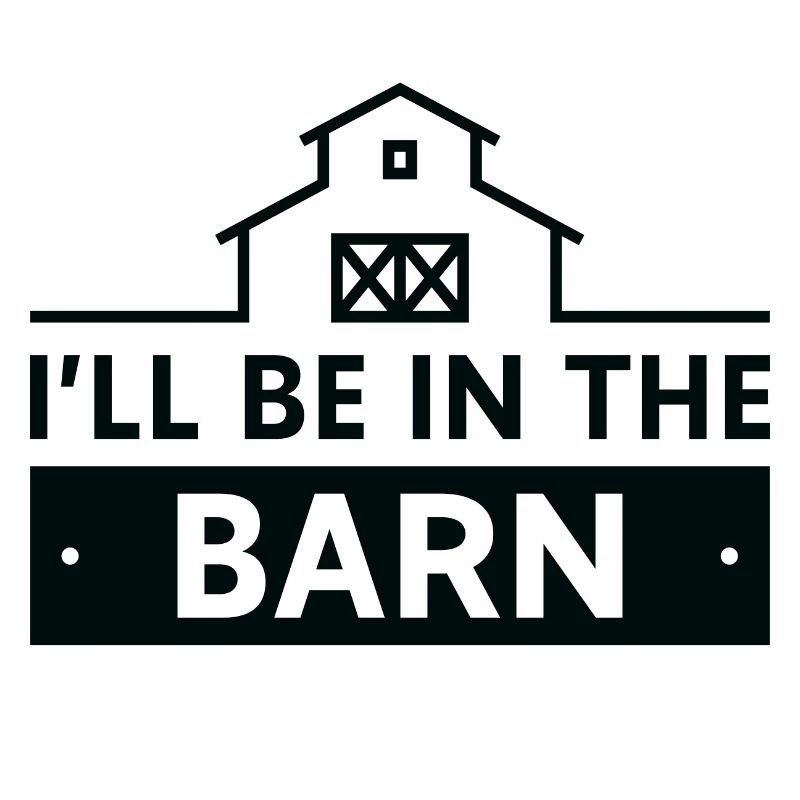Ich werde in der Scheune sein